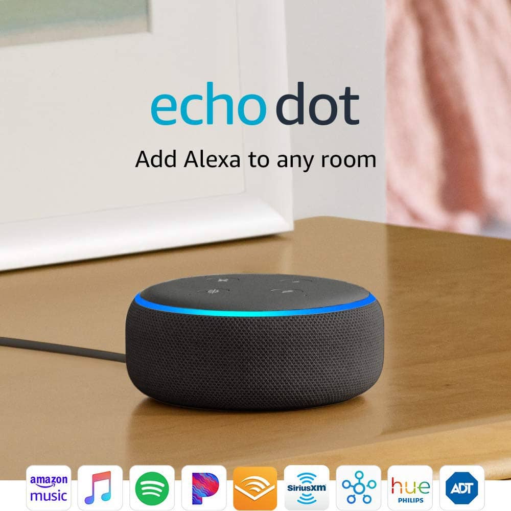 echo dot Alexa smart speaker for homes