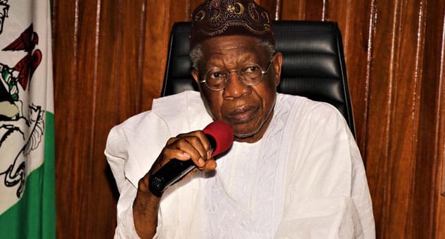 Lai Mohammed on Arms deal